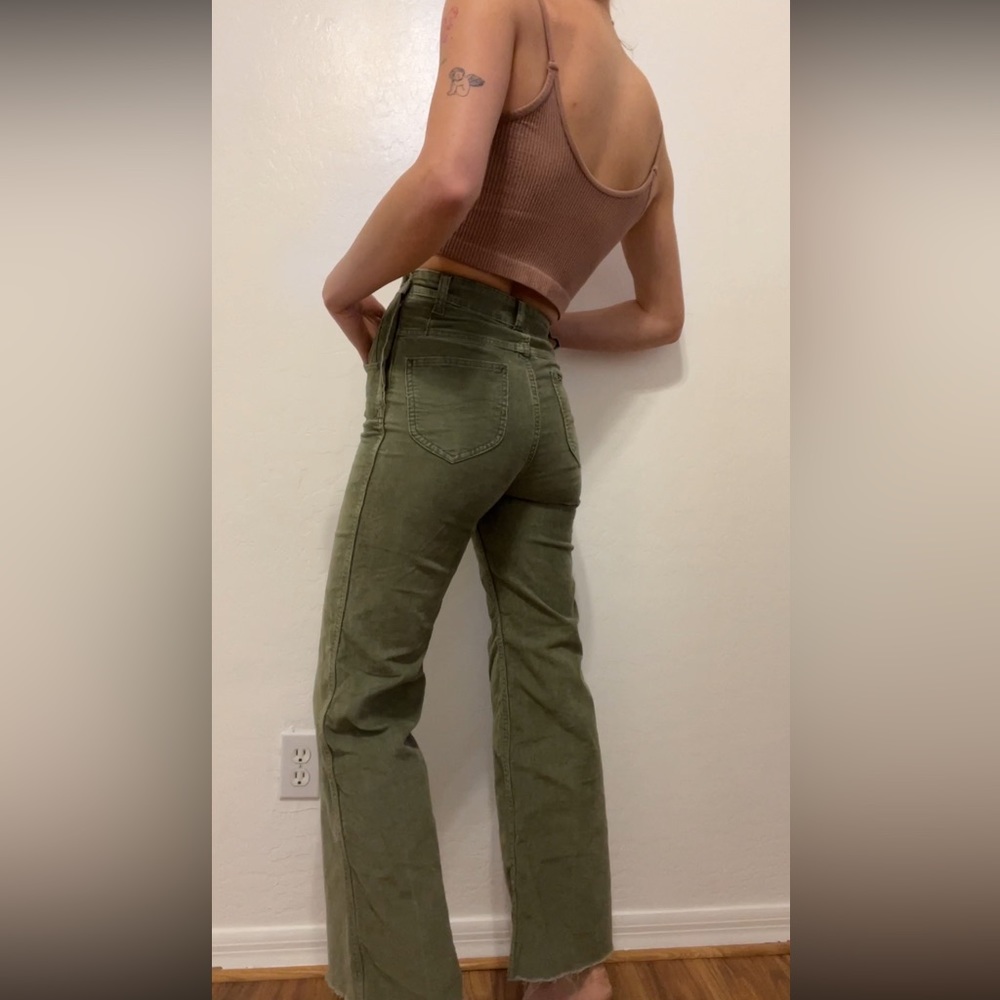 Flare-leg corduroy lee jeans by free people